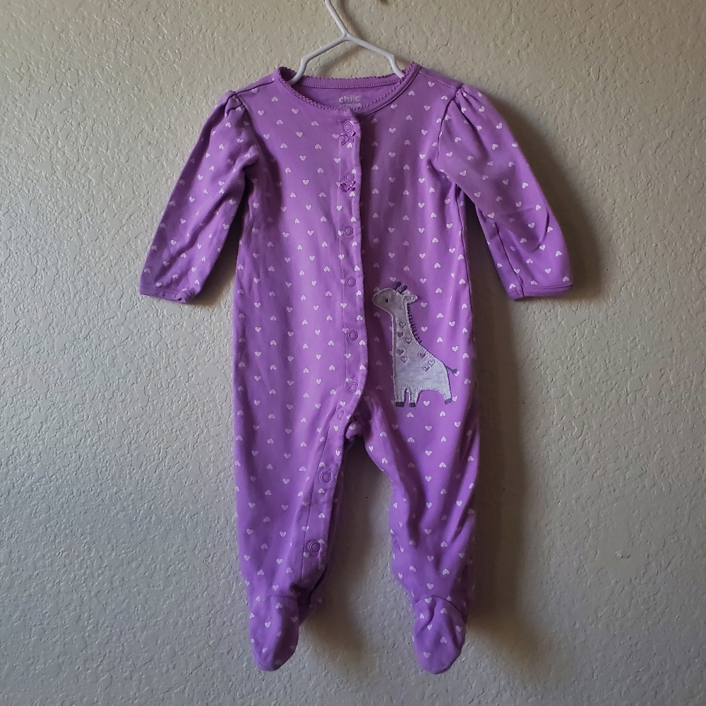 Carters Purple Giraffe One Piece